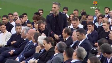 Habla Butrague?o, se gira Laporta y vean lo que hace Jordi Alba