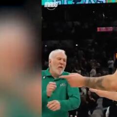 Cuando vacilas a Doncic pasa lo que pasa: esto de Popovich con él es tremendo