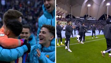 Es la comidilla del madridismo: as¨ª celebr¨® el Bar?a su pase a la final