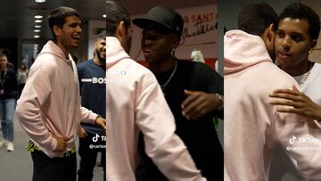 Tienen muy claro que es uno de ellos: lo de Vinicius y Rodrygo con Alcaraz hay que verlo