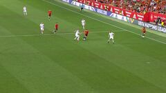 C¨®mo ilusionar a todo un pa¨ªs: vean a Gavi en el gol de Sarabia y alucinen