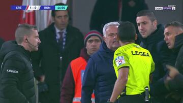 ¡Mourinho, a la calle por perder los papeles contra el árbitro como hacía tiempo!