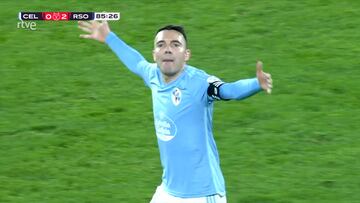 Iago Aspas estalla contra el estadio de Bala¨ªdos: ¡°Pu** campo de mierda¡±