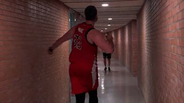 Marc Gasol pierde los papeles as¨ª y se carga el t¨²nel de vestuarios