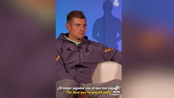 Ni pestañeó: el mejor jugador con el que ha jugado Kroos en su carrera