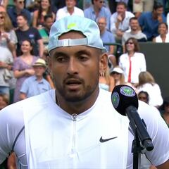 Le da igual todo: el mensaje de Kyrgios a la grada tras animar todo el partido a su rival