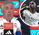 El capote de Ancelotti a Vinicius