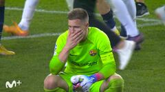 Hiela el alma: las caras de Lewandowski, Pedri y Ter Stegen tras el pitido final
