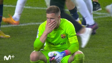 Hiela el alma: las caras de Lewandowski, Pedri y Ter Stegen tras el pitido final