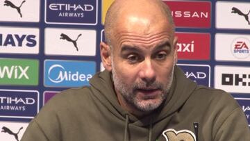 Muy pocos hacen esto en rueda de prensa tras un batacazo: escuchen a Guardiola...