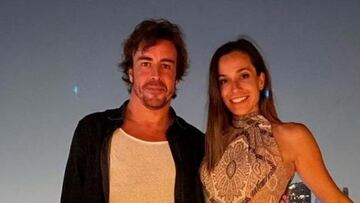 El loco y divertidísimo deporte que han practicado Alonso y su pareja Andrea en vacaciones