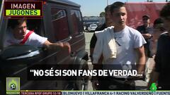 Enganchón de Giménez con unos fans: “Si vienen a romper los huevos, váyanse”