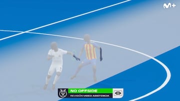 Estaba de estreno en España y fue de locos con el gol del Madrid: el fuera de juego semiautomático...