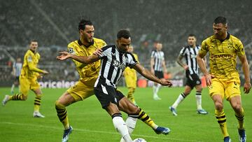 Resumen y gol del Newcastle vs Borussia Dortmund, fase de grupos de la Champions League