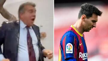 Laporta, en caliente tras ganar la Liga, sobre la vuelta de Messi: escuchen sus palabras