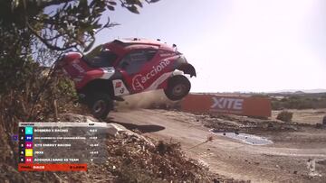 Tremendo accidente de Carlos Sainz en Cerdeña