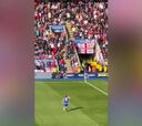 Vardy marca el gol del triunfo y su celebración corriendo 90 metros va ser recordada años en Inglaterra