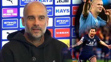 La rotunda reflexión de Guardiola sobre la comparativa Haaland-Messi: “Siempre falláis”