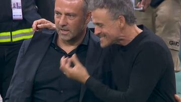 Es único en el mundo: lo de Luis Enrique al acabar con Flick va a dar para miles de Gifs