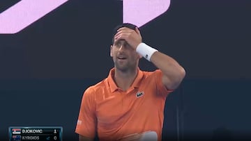 El cómico momento en el entrenamiento de Djokovic y Kyrgios: nadie entiende que hace Novak