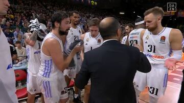 El lío del último tiempo muerto que desconcierta a los madridistas: vean a Llull, Musa y Chus Mateo