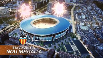 El Valencia presenta el ‘Nou Mestalla’ y es espectacular: caben 70.000 personas