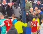 Vergüenza en el derbi de Londres: un hombre pega por la espalda al portero del Arsenal