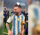 Sale a la luz lo primero que hizo Messi al ver a Antonella tras ganar: las redes se derriten