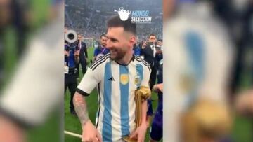 Sale a la luz lo primero que hizo Messi al ver a Antonella tras ganar: las redes se derriten