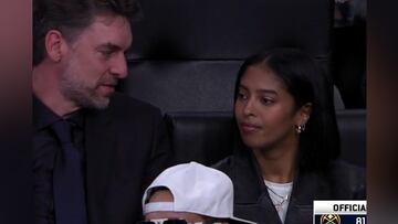 Ha emocionado en Estados Unidos: el gesto de Pau Gasol con una de las hijas de Kobe Bryant
