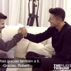 La conversación de Piqué y Lewandowski en 2018 que ahora se viraliza