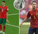 El vacile de Busquets a Achraf tras la eliminación de Marruecos: se la tenía bien guardada