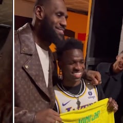 Vinicius y el regalo a LeBron que se ha viralizado: algún madridista se ha quedado atónito