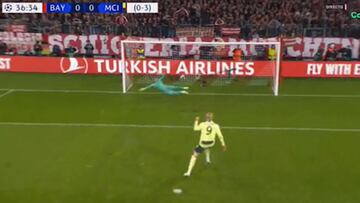 Si no han visto el penalti fallado por Haaland lo tienen que ver...