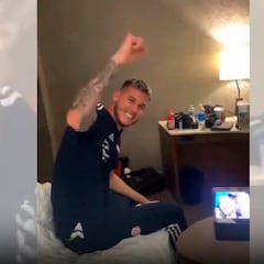 Juan Pablo Vargas y la emoción del título de Millonarios a la distancia