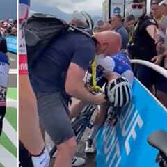 Por esto el ciclismo es tan duro: a 16″ de quedar eliminado del Tour y miren a sus compañeros