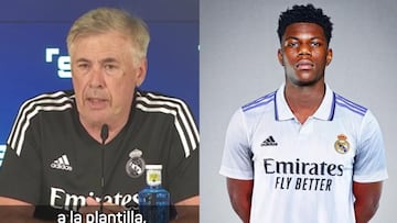 Ancelotti on Tchouaméni’s chances of a starting place at Real Madrid