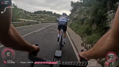 Un ciclista amateur se pone a rueda de Evenpoel y lo que sucede crea debate en redes