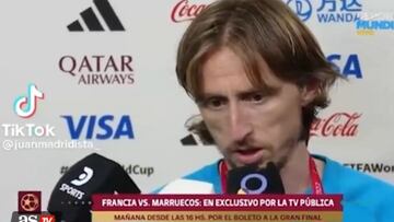Nunca, nunca, nunca se ha visto así a Modric con un micro: incendio total con el árbitro