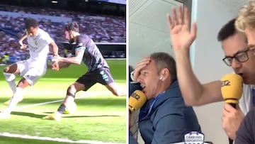 Imposible no llevarse las manos a la cabeza: la imperdible reacción de Roncero a la locura de Rodrygo