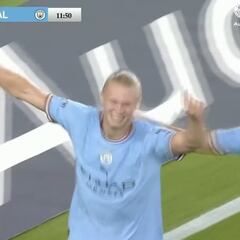 Se acaban los calificativos para Haaland: gol de auténtico ‘killer’ a los 12 minutos de debutar