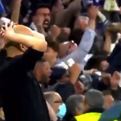 Se cumple un año de lo imposible: vean la reacción de Guardiola con el 2-1 de Rodrygo