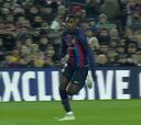 Si juntas lo mejor de Dembélé con lo peor de Remiro te sale esto: tremendo el gol del Barça