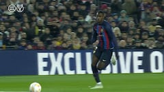 Si juntas lo mejor de Dembélé con lo peor de Remiro te sale esto: tremendo el gol del Barça