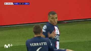 La celebración de Mbappé que va a dar que hablar... y su cara al final del partido aún más