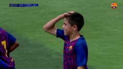 ¡Alucinante! Cubarsí con 12 años marcando el golazo que es imposible de ver en la Liga Promises con esas edades