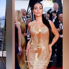 Georgina impresiona a todos con su vestido en Cannes