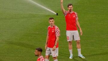 La acción en el calentamiento de Suiza que sentó muy mal al rival de España