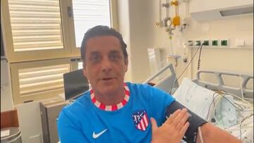 ¡°Ayer hubo una reuni¨®n del equipo...¡±: el mensaje de Futre desde el hospital