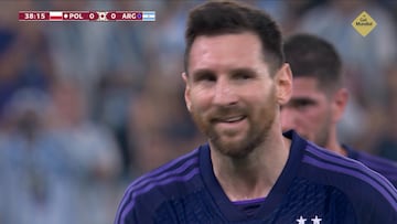 El penalti fallado de Messi con 0-0 ante Polonia